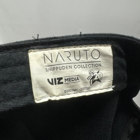 Naruto Shippuden Hidden Leaf Snapback Hat Cap Anime Manga OSFM Black - Picture 7 of 7